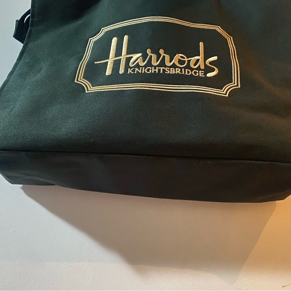 Green and Gold Harrods reusable tote - Picture 4 of 6
